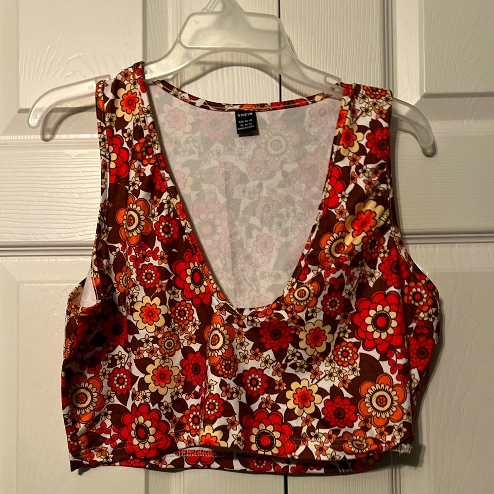 Retro 70’s crop top